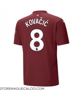 Manchester City Mateo Kovacic #8 Maglia Gara Terza Repliche 2024-25 Maniche Corte